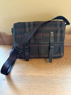 Burberry Smoke Check Messenger Bag - Great Condition